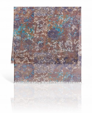 Палантин Женский ZW-DENSE.FLORAL/LILAC